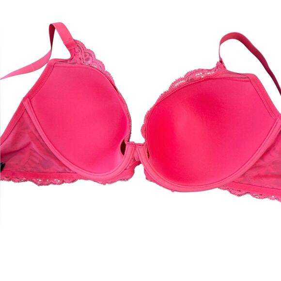 Natori 730023 Feather Underwire Contour Electric Pink Bra – Sz 32G - Picture 7 of 9